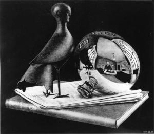 Escher Still Life with Spherical Mirror 1934